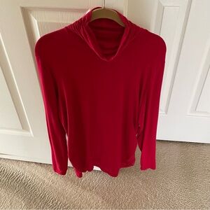 Coldwater Creek Red Long Sleeve Top